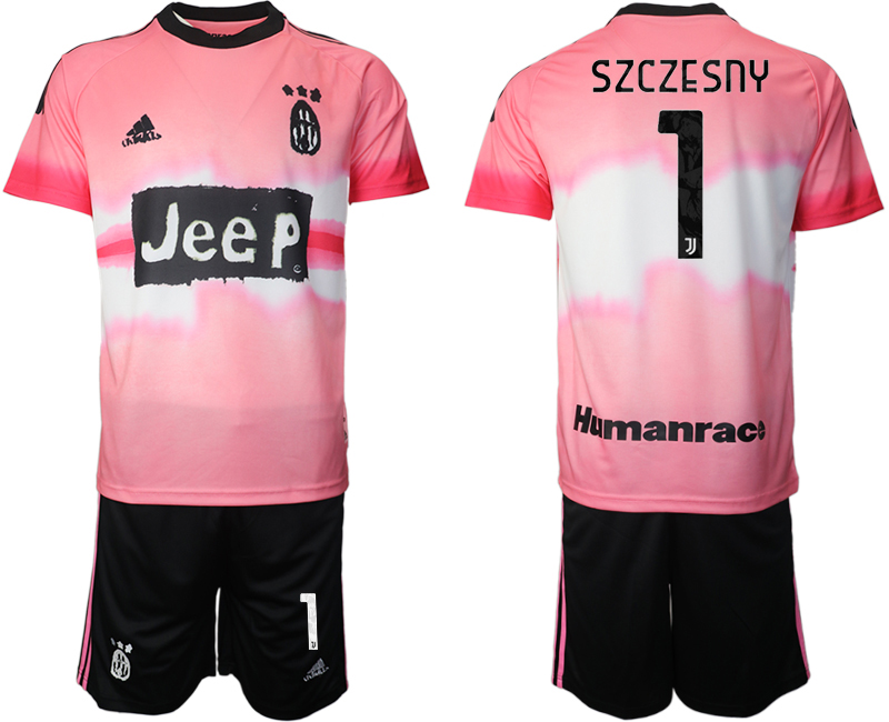 Men 2021 Juventus adidas Human Race #1 soccer jerseys